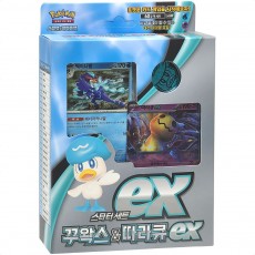 포켓몬카드 스타터세트 꾸왁스 따라큐EX 카드 장난감