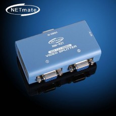 NETmate NM R21 VGA RGB 1대2 모니터 분배기 250MHz