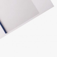 제본 노트 커버 스틸 열제본 표지 40mm 청색 40매