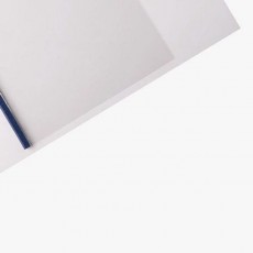 제본 노트 커버 스틸 열제본 표지 36mm 청색 40매