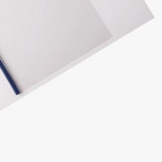 제본 노트 커버 스틸 열제본 표지 27mm 청색 40매