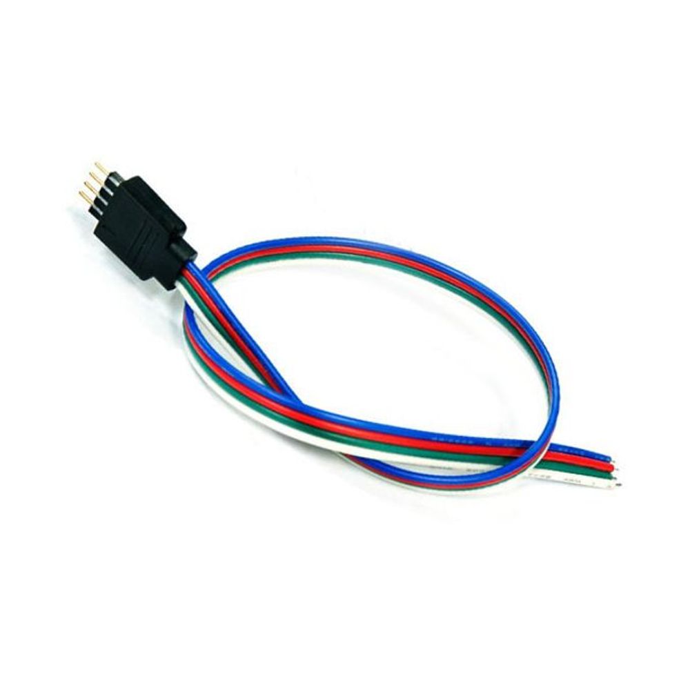 RGB 커넥터 전선 커넥터 LED 조명 케이블 4선 5m 1p