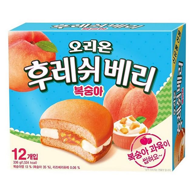 후레쉬베리 복숭아 336g 오리온